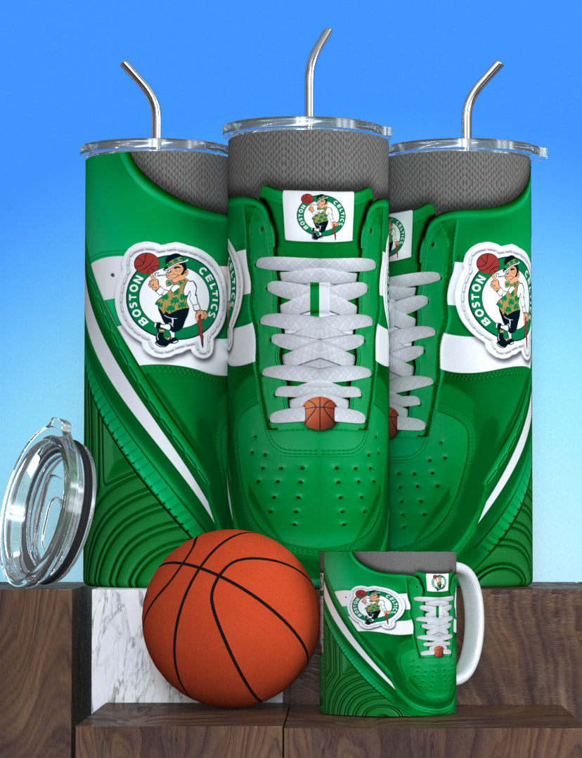 NBA-Inspired Team Collection Stainless Steel Tumblers with Lid and Straw