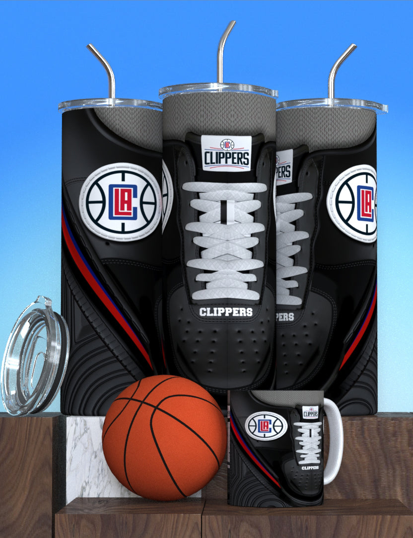 NBA-Inspired Team Collection Stainless Steel Tumblers with Lid and Straw