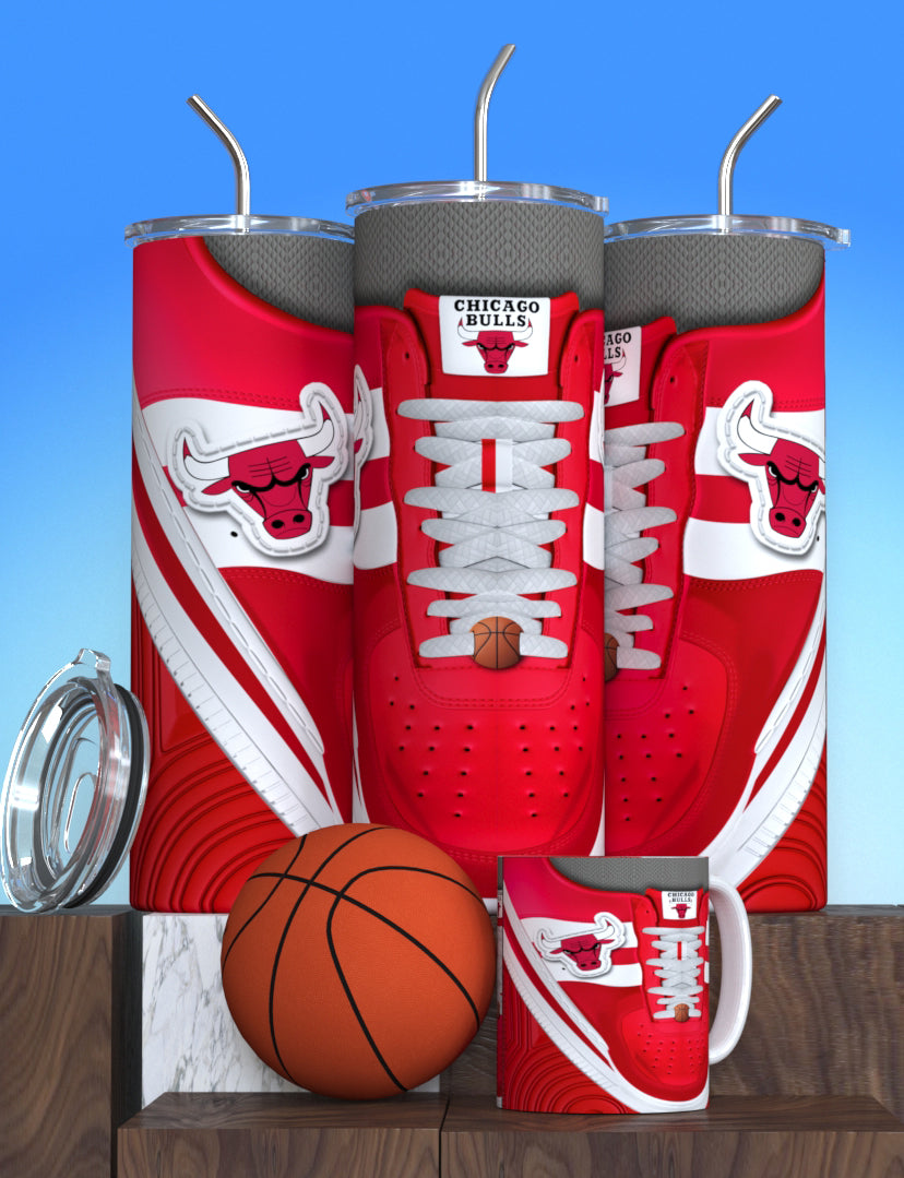 NBA-Inspired Team Collection Stainless Steel Tumblers with Lid and Straw