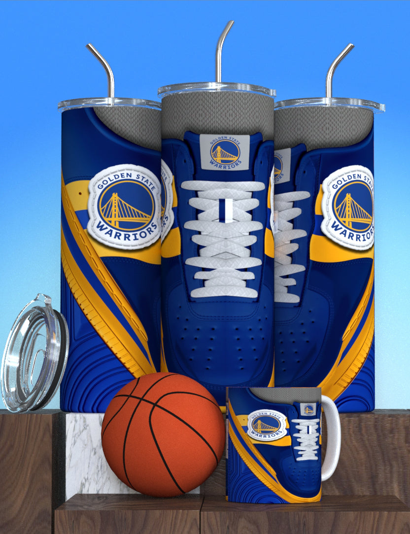 NBA-Inspired Team Collection Stainless Steel Tumblers with Lid and Straw