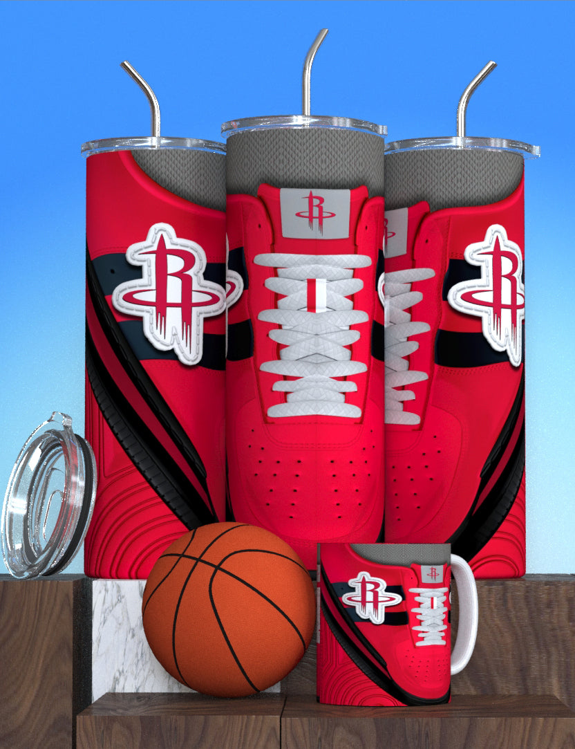 NBA-Inspired Team Collection Stainless Steel Tumblers with Lid and Straw