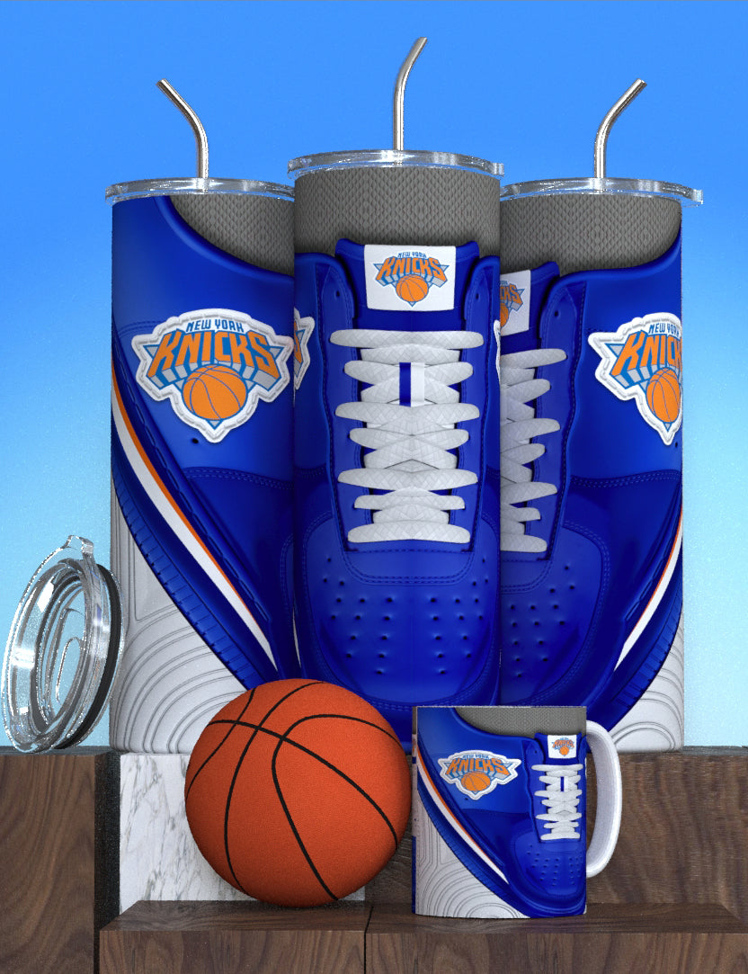 NBA-Inspired Team Collection Stainless Steel Tumblers with Lid and Straw