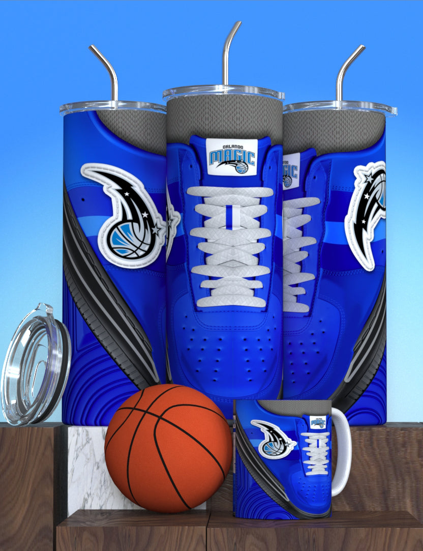 NBA-Inspired Team Collection Stainless Steel Tumblers with Lid and Straw